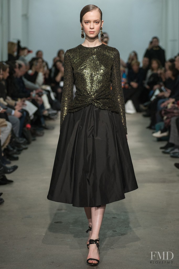 Alisha Judge featured in  the Rolando Santana fashion show for Autumn/Winter 2015