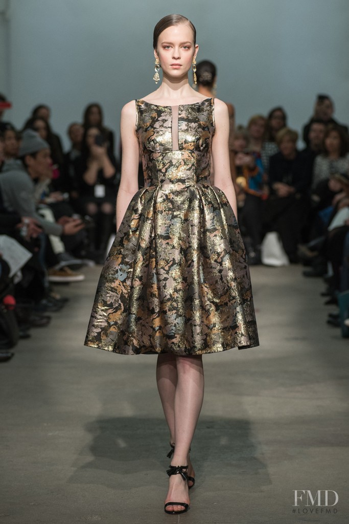 Alisha Judge featured in  the Rolando Santana fashion show for Autumn/Winter 2015