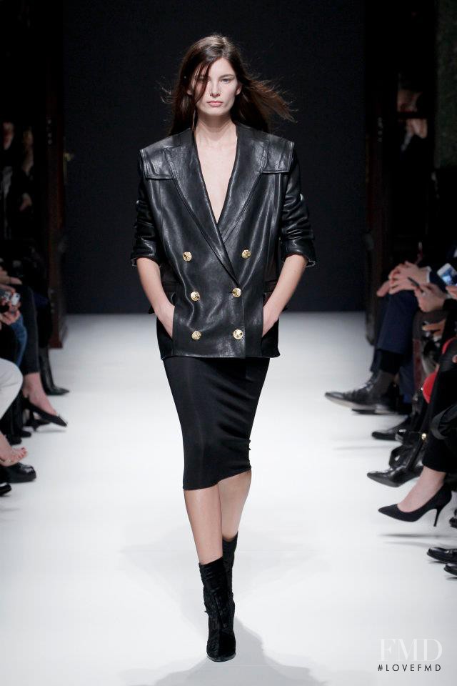 Ava Smith featured in  the Balmain fashion show for Autumn/Winter 2012
