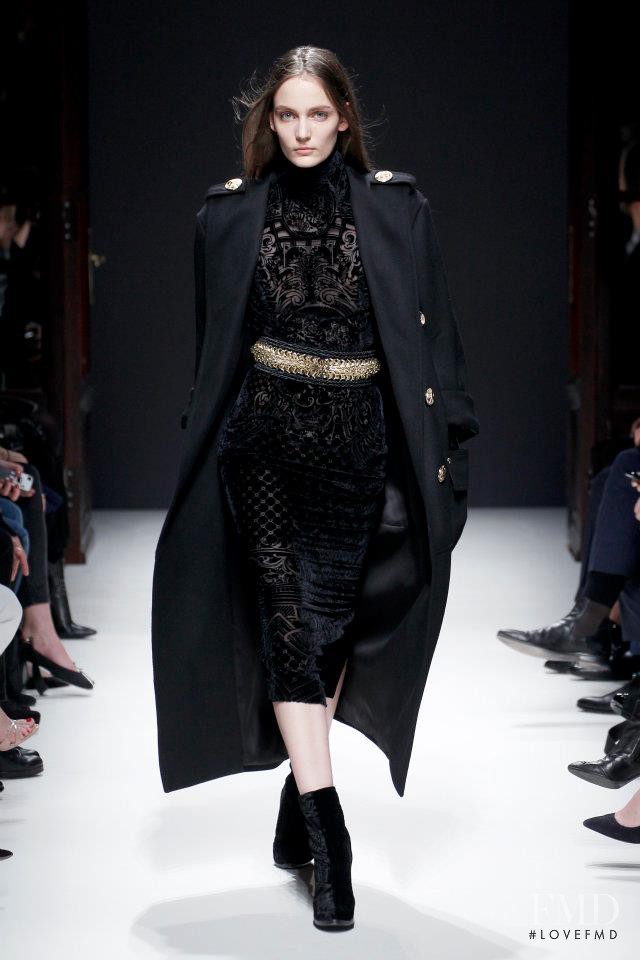 Zuzanna Bijoch featured in  the Balmain fashion show for Autumn/Winter 2012