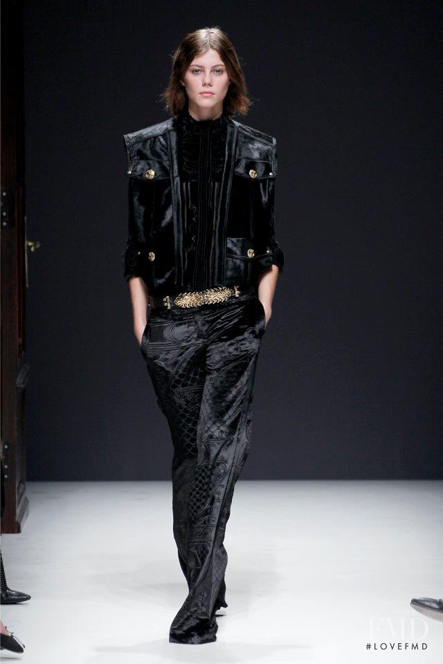 Lydia Willemina Collins featured in  the Balmain fashion show for Autumn/Winter 2012