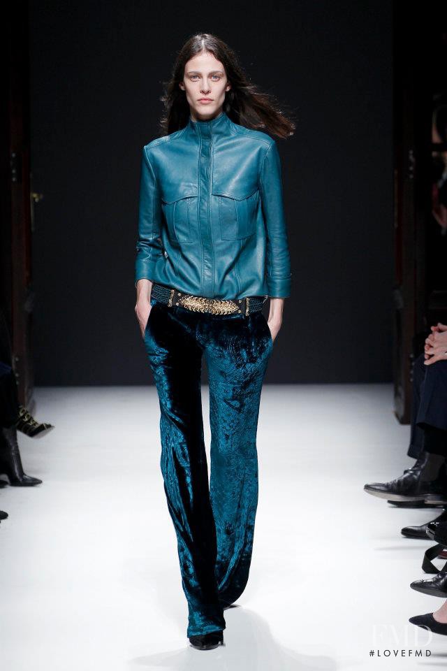 Aymeline Valade featured in  the Balmain fashion show for Autumn/Winter 2012