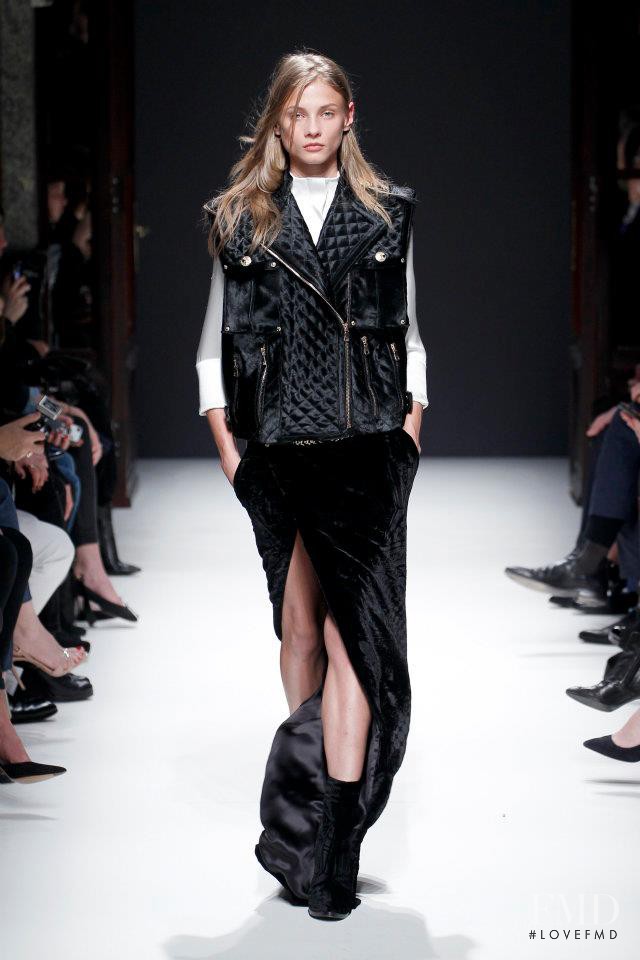 Anna Selezneva featured in  the Balmain fashion show for Autumn/Winter 2012