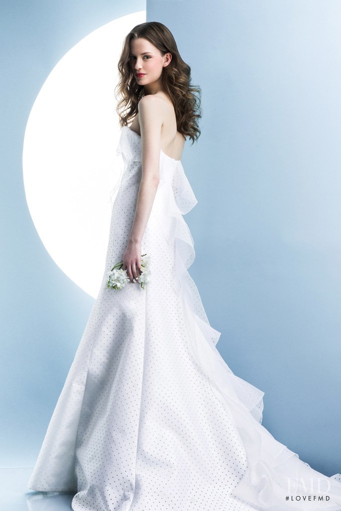 Alisha Judge featured in  the Angel Sanchez Bridal Collection lookbook for Spring/Summer 2016