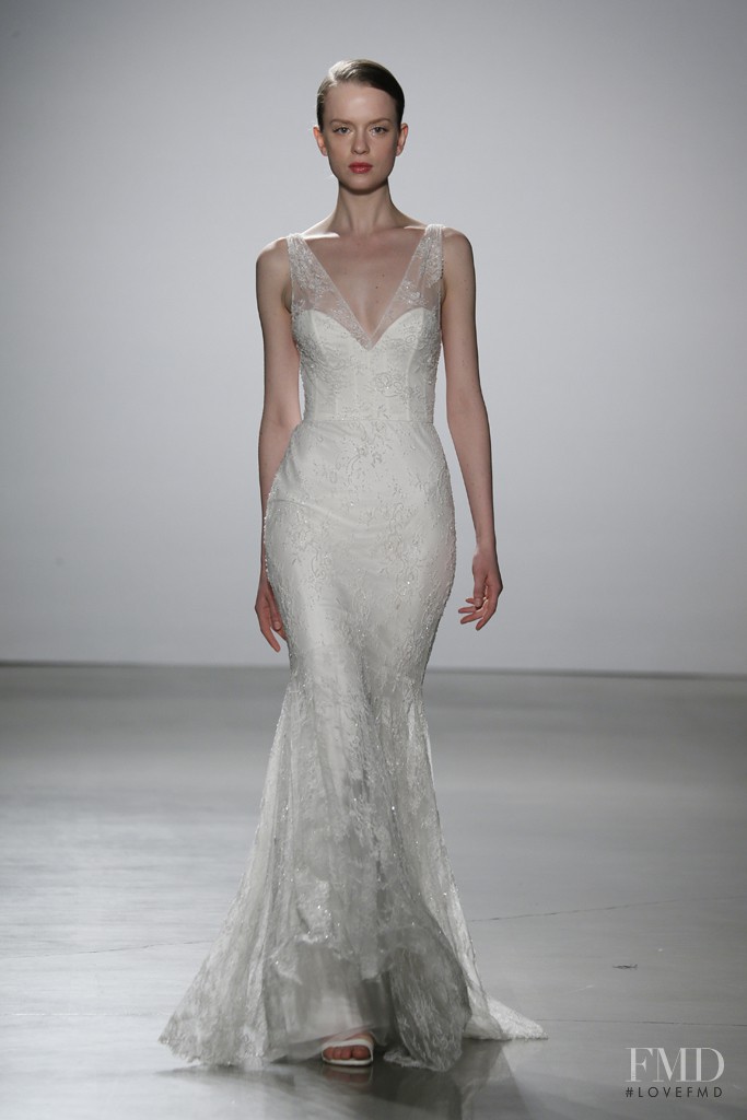 Alisha Judge featured in  the Christos Bridal fashion show for Spring/Summer 2016