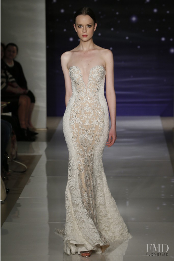 Alisha Judge featured in  the Reem Acra Bridal fashion show for Spring/Summer 2016