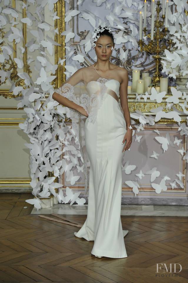 Ling Yue Zhang featured in  the Alexis Mabille fashion show for Spring/Summer 2014