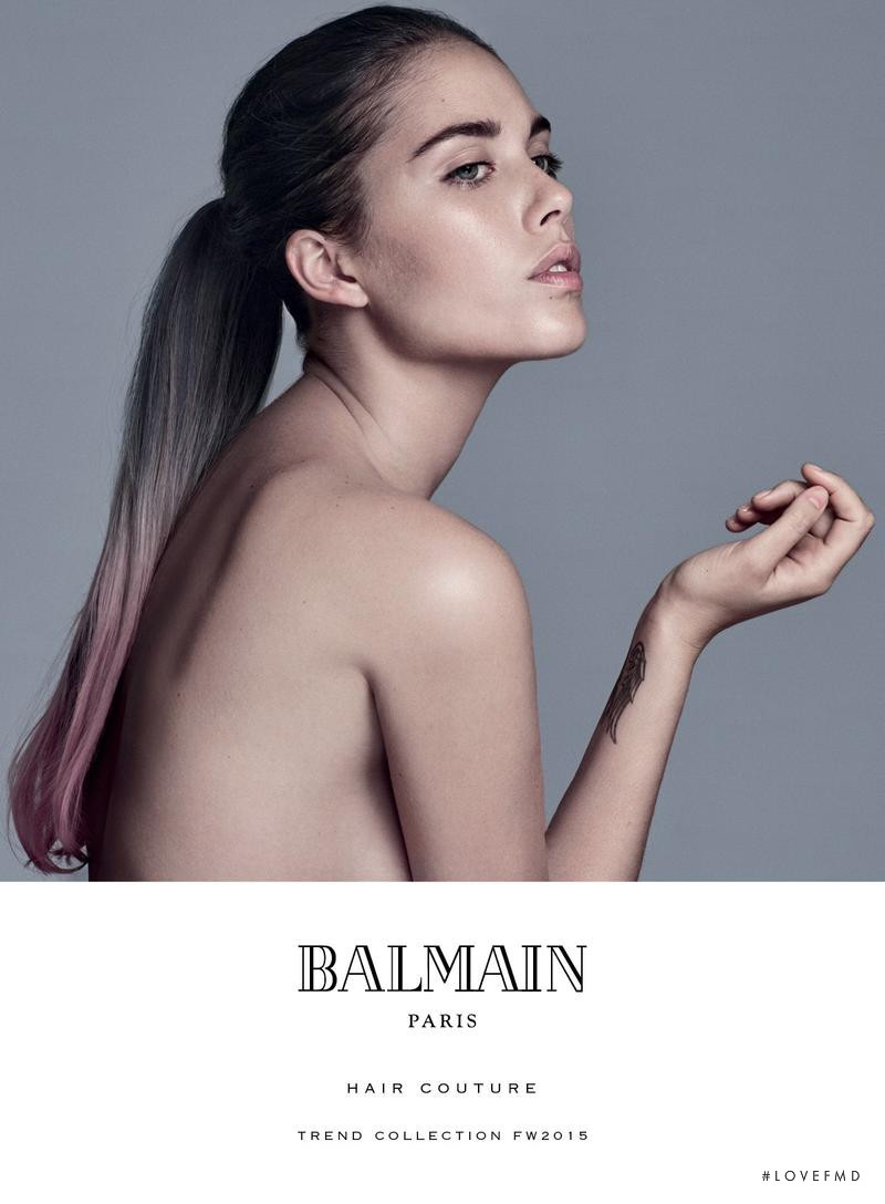 Balmain Hair Couture advertisement for Autumn/Winter 2015