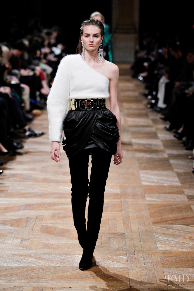 Agne Konciute featured in  the Balmain fashion show for Autumn/Winter 2013