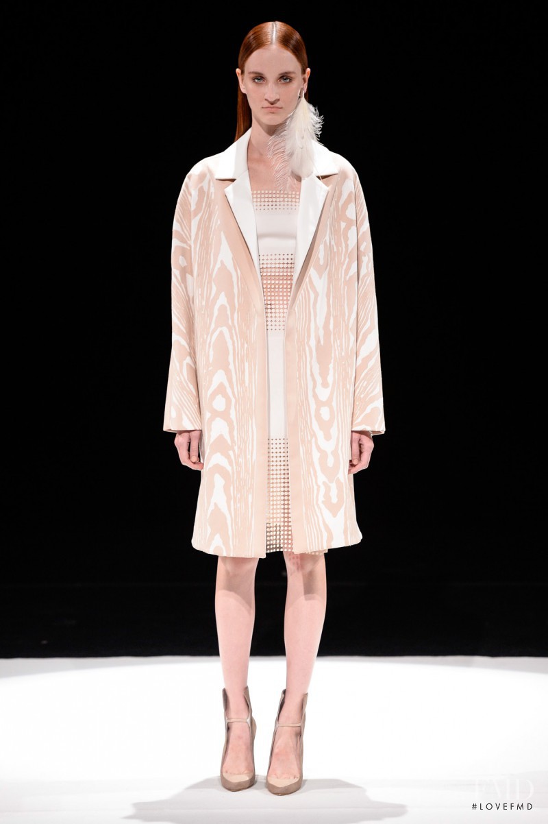 Marina Heiden featured in  the Pedro Lourenço Capsule fashion show for Autumn/Winter 2014