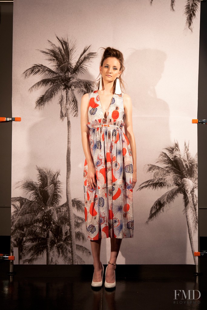 Marina Heiden featured in  the Chris Benz lookbook for Resort 2013