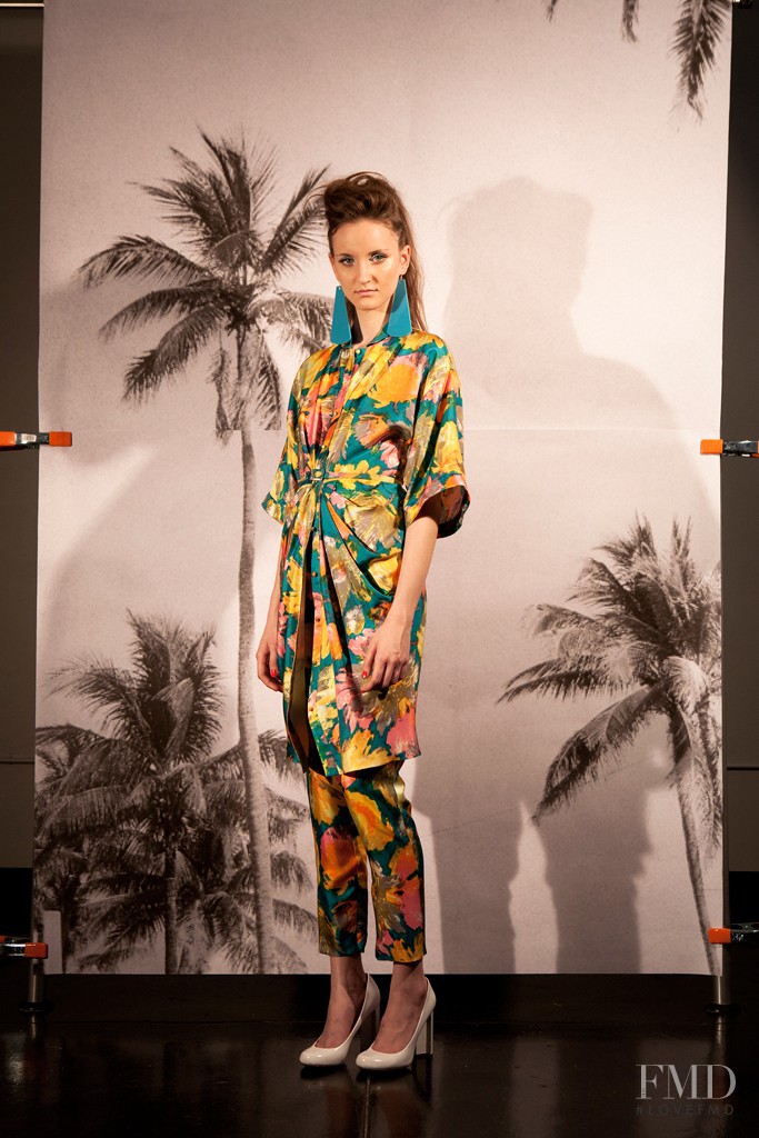 Marina Heiden featured in  the Chris Benz lookbook for Resort 2013