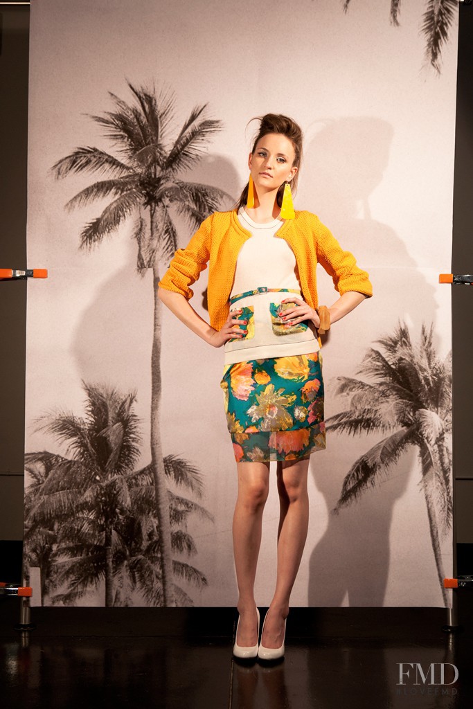 Marina Heiden featured in  the Chris Benz lookbook for Resort 2013