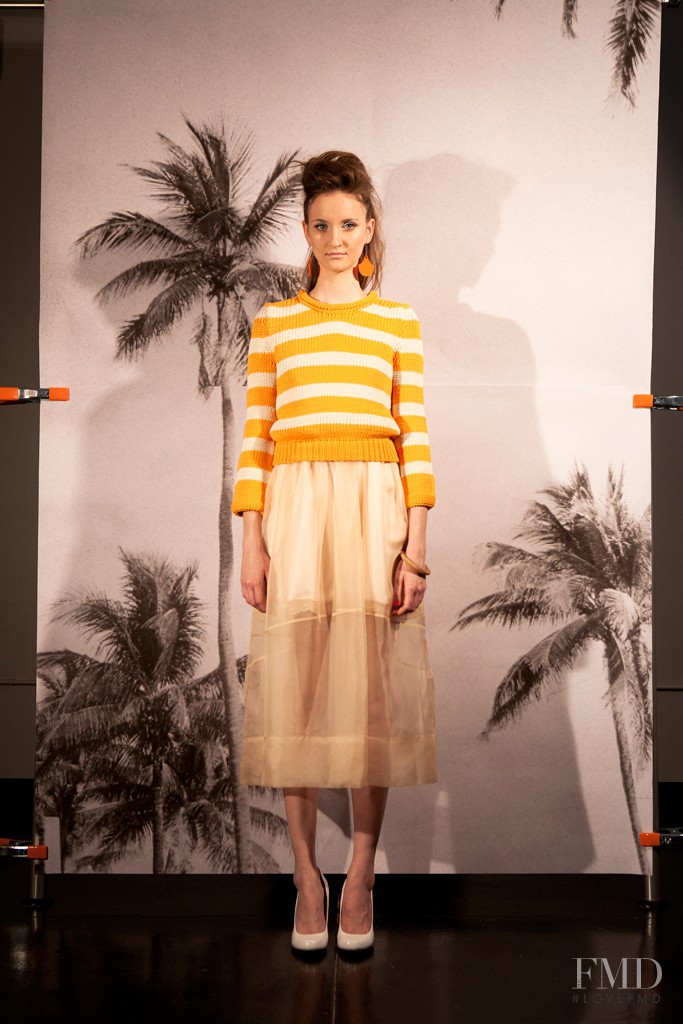 Marina Heiden featured in  the Chris Benz lookbook for Resort 2013