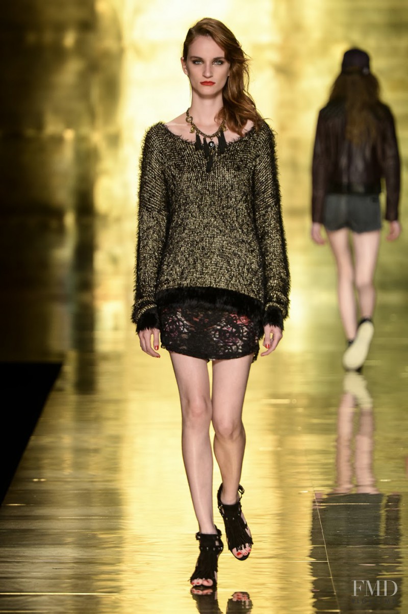 Marina Heiden featured in  the John John Lab fashion show for Autumn/Winter 2014