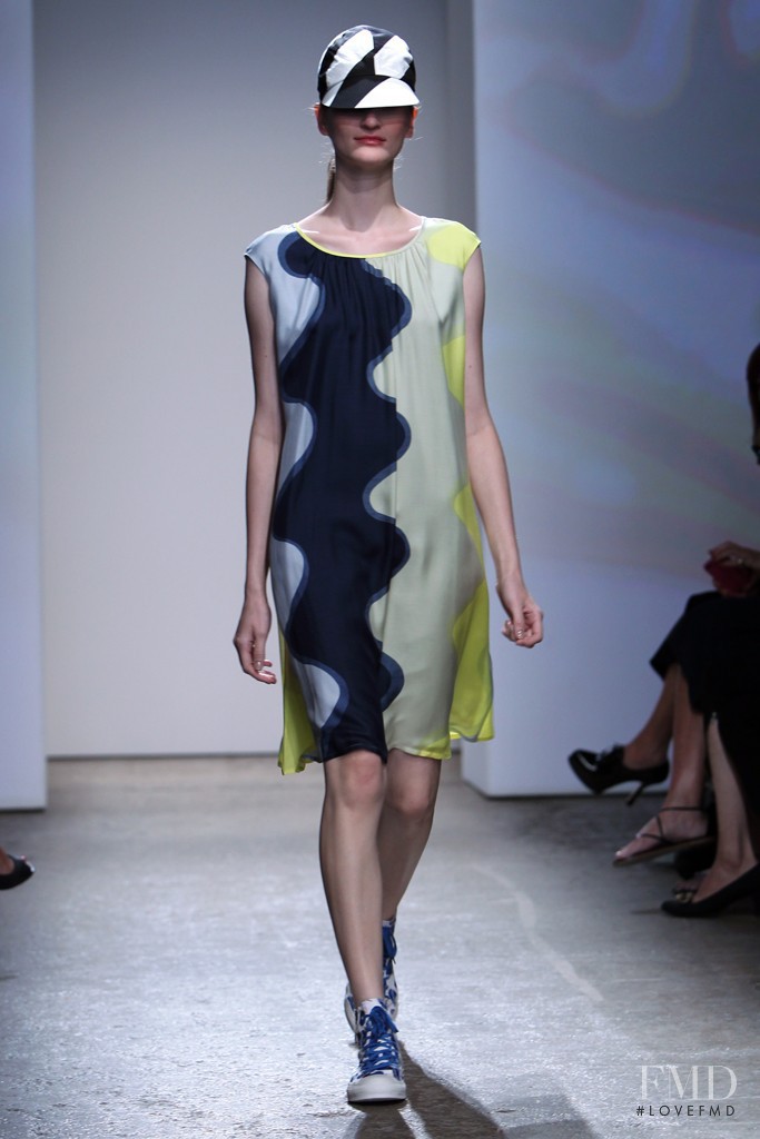 Marina Heiden featured in  the Marimekko fashion show for Spring/Summer 2013