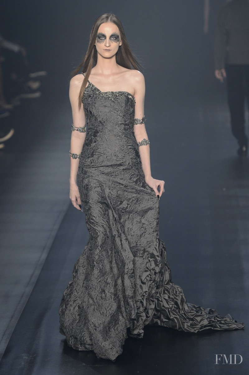 Marina Heiden featured in  the Lino Villaventura fashion show for Autumn/Winter 2014