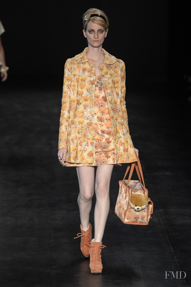 Marina Heiden featured in  the Oh Boy fashion show for Autumn/Winter 2013