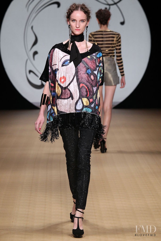 Marina Heiden featured in  the Oh Boy fashion show for Autumn/Winter 2012
