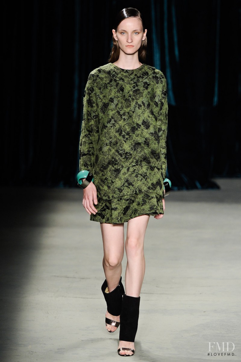 Marina Heiden featured in  the Printing fashion show for Autumn/Winter 2012