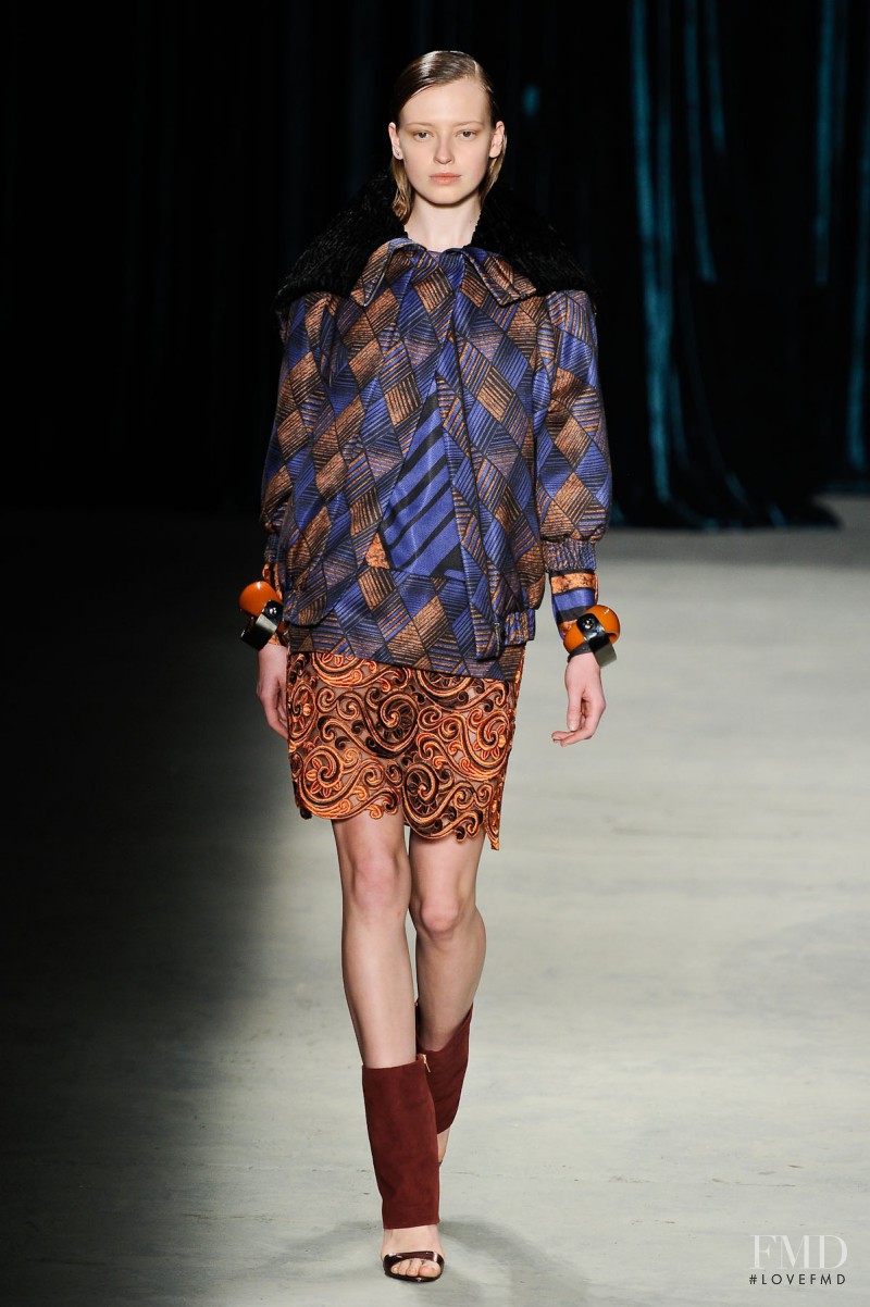 Printing fashion show for Autumn/Winter 2012