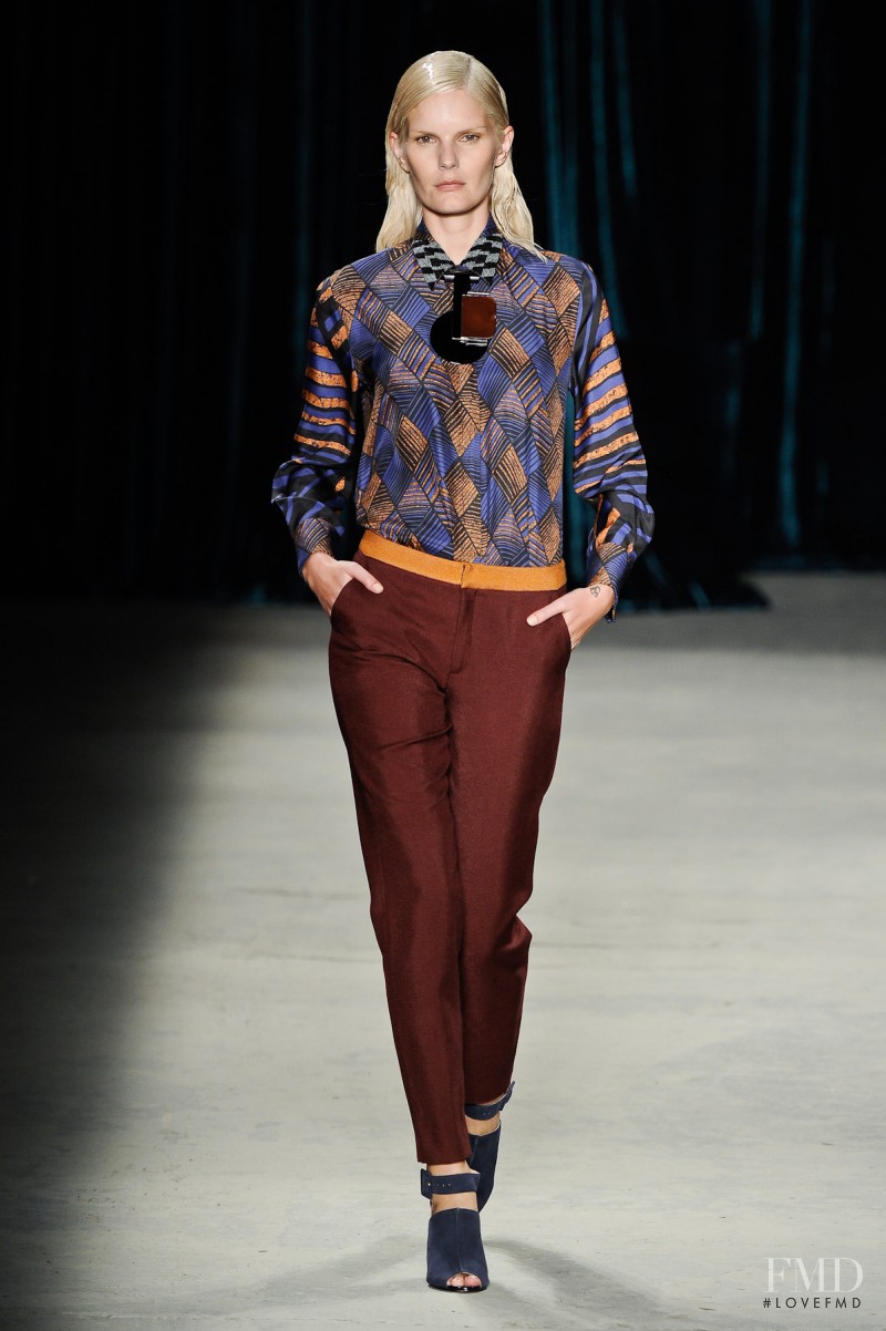 Printing fashion show for Autumn/Winter 2012