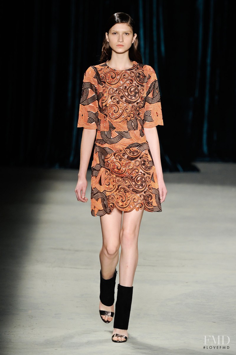 Printing fashion show for Autumn/Winter 2012