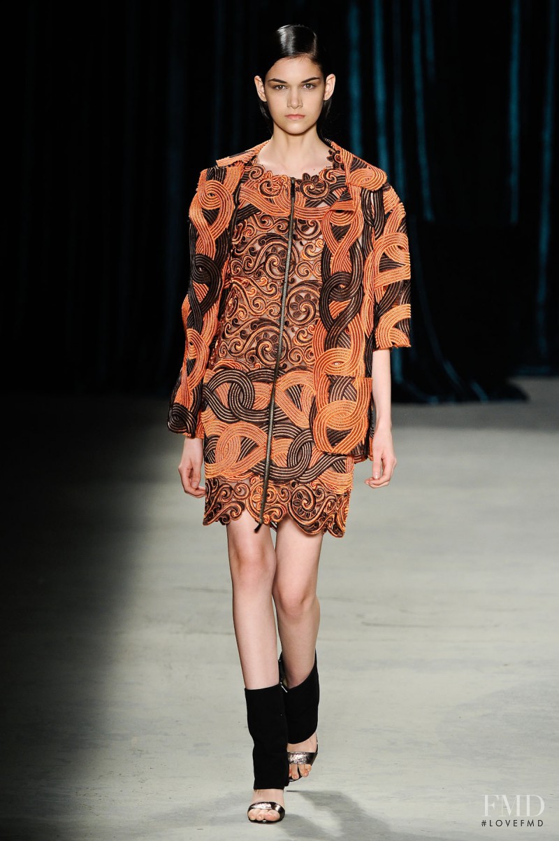 Printing fashion show for Autumn/Winter 2012