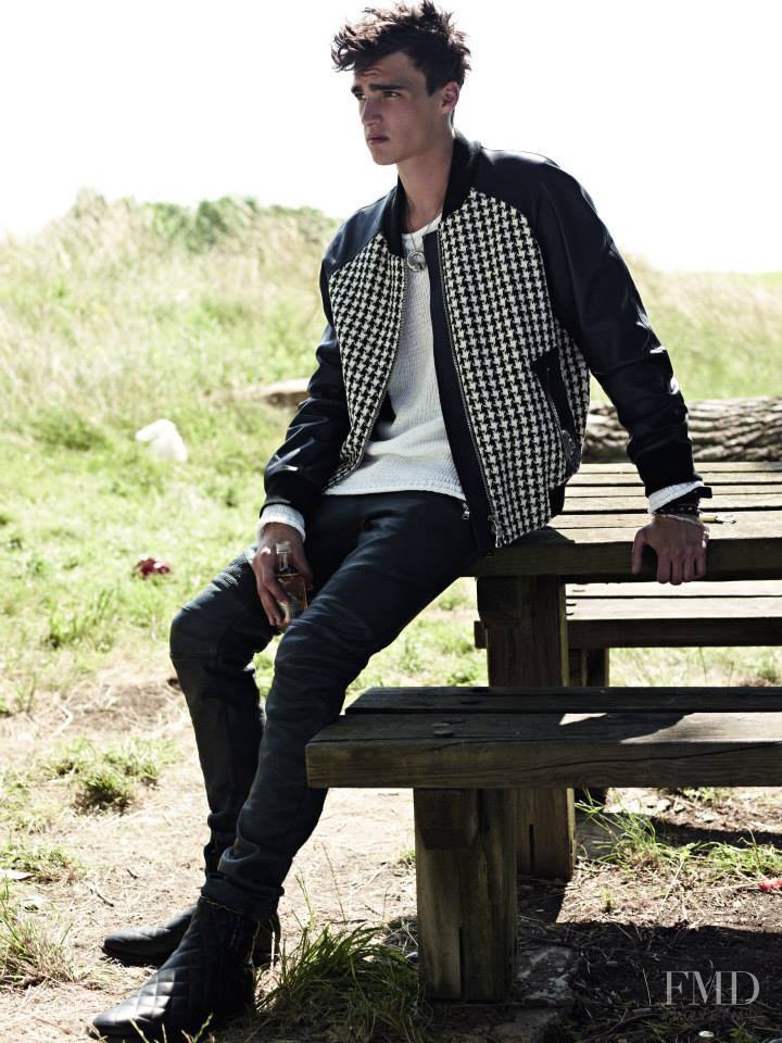 Elliot Vulliod featured in  the Balmain catalogue for Spring/Summer 2014