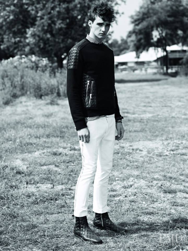 Elliot Vulliod featured in  the Balmain catalogue for Spring/Summer 2014