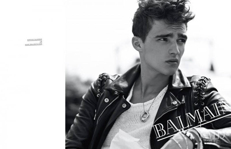 Elliot Vulliod featured in  the Balmain catalogue for Spring/Summer 2014