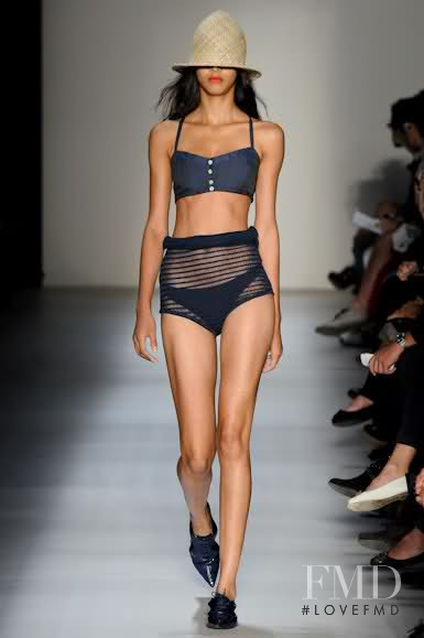 Lais Ribeiro featured in  the British Colony fashion show for Spring/Summer 2011