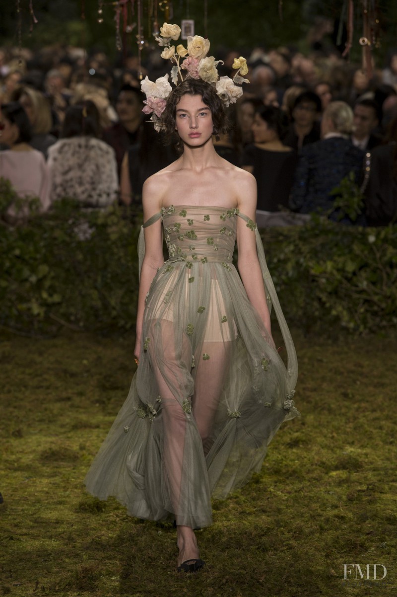 McKenna Hellam featured in  the Christian Dior Haute Couture fashion show for Spring/Summer 2017
