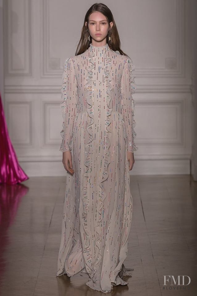 Lorena Maraschi featured in  the Valentino Couture fashion show for Spring/Summer 2017