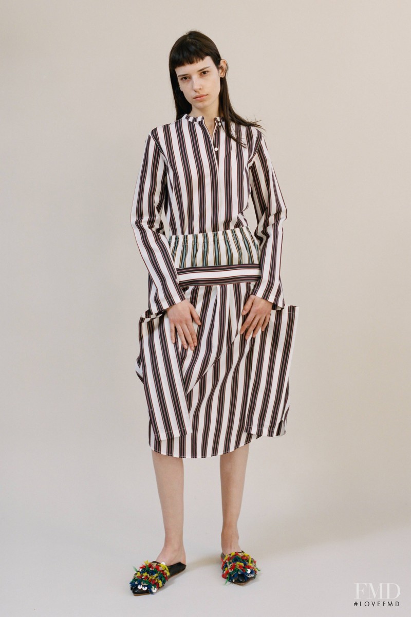 Isabella Ridolfi featured in  the Ports 1961 lookbook for Pre-Fall 2017