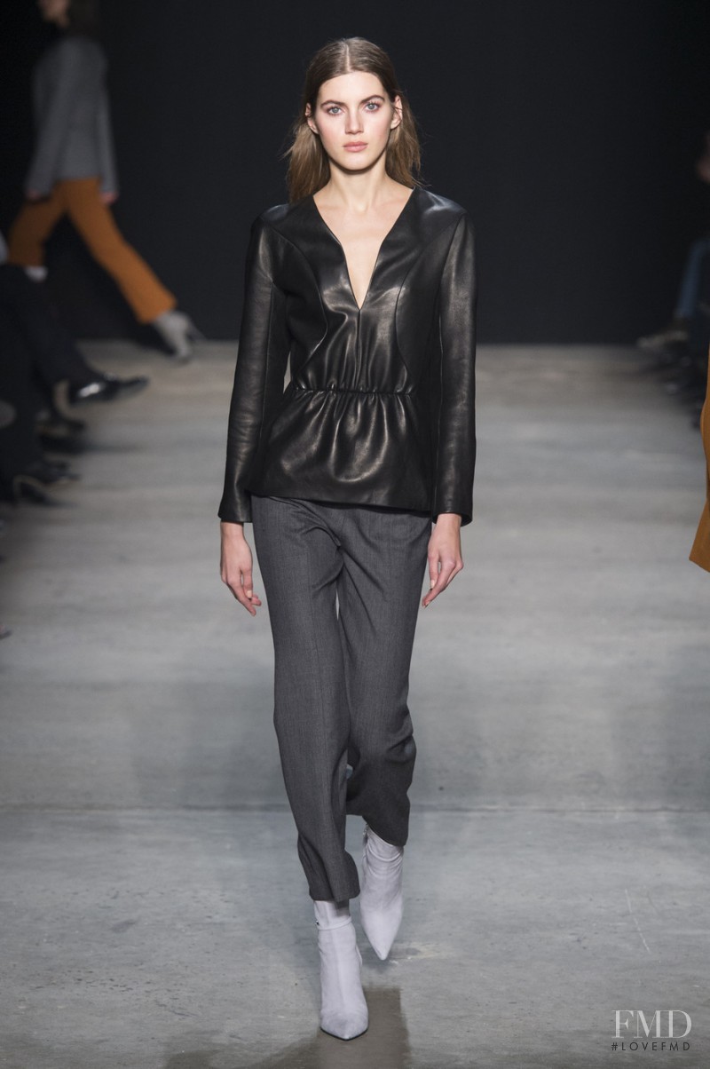 Valery Kaufman featured in  the Narciso Rodriguez fashion show for Autumn/Winter 2017