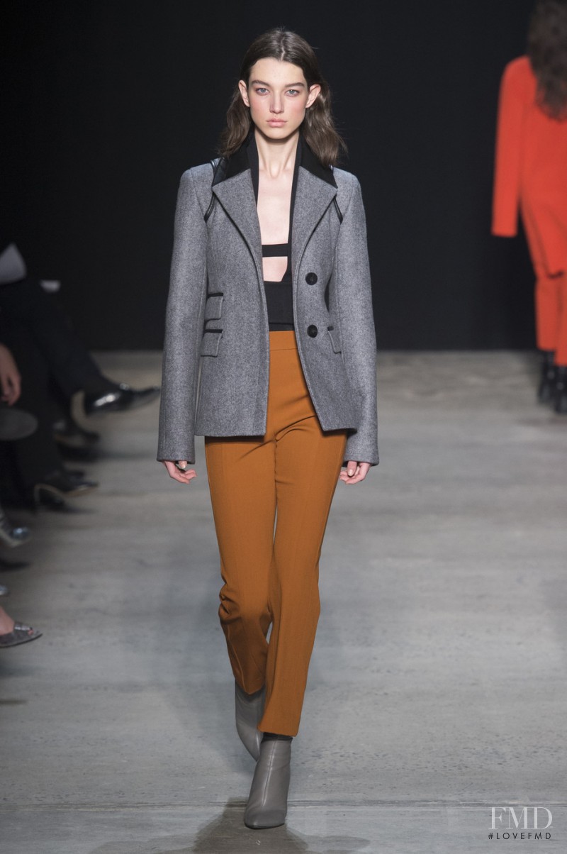 McKenna Hellam featured in  the Narciso Rodriguez fashion show for Autumn/Winter 2017