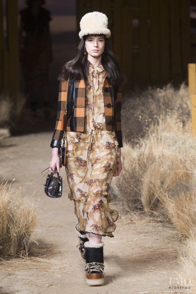 Isabella Ridolfi featured in  the Coach 1941 fashion show for Autumn/Winter 2017