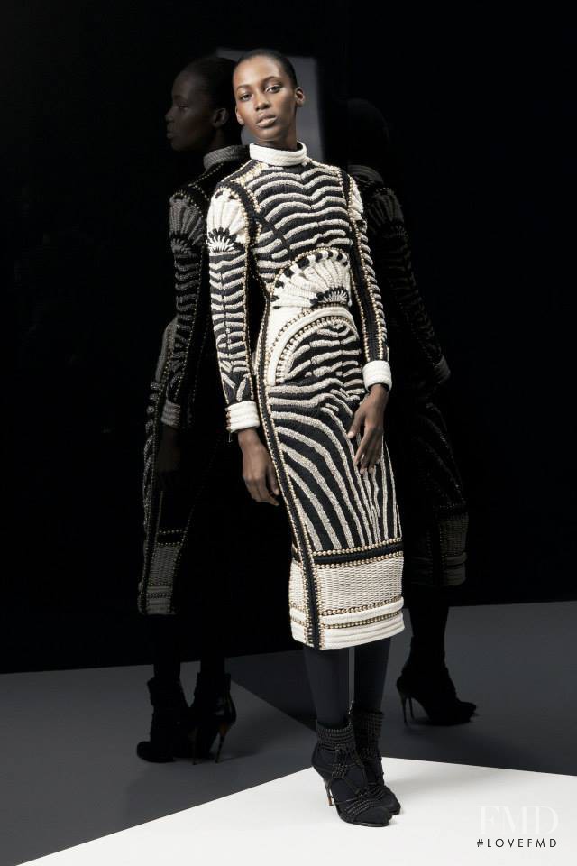 Kai Newman featured in  the Balmain fashion show for Pre-Fall 2014