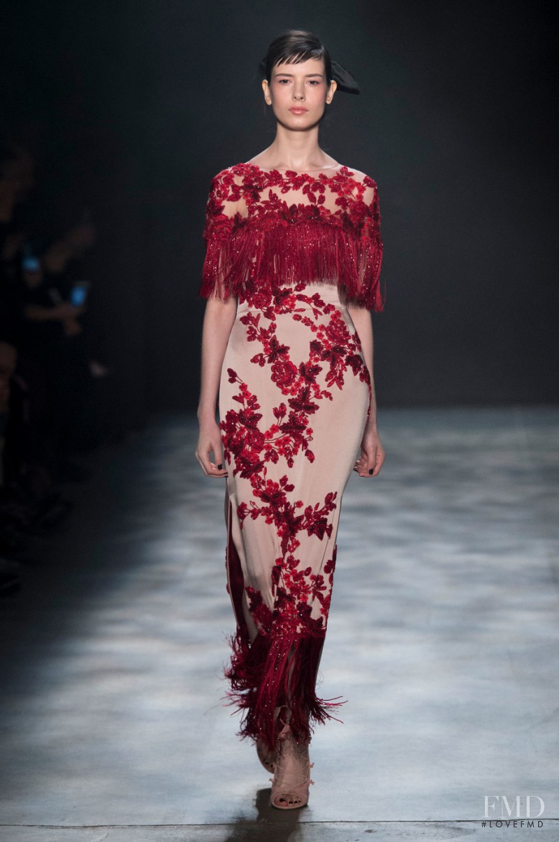 Isabella Ridolfi featured in  the Marchesa fashion show for Autumn/Winter 2017