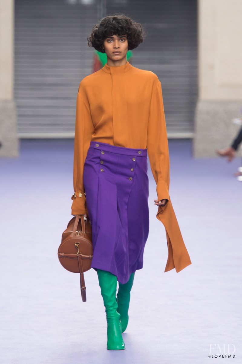 Radhika Nair featured in  the Mulberry fashion show for Autumn/Winter 2017