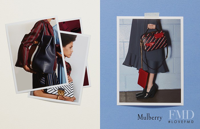 Isabella Ridolfi featured in  the Mulberry advertisement for Spring/Summer 2017