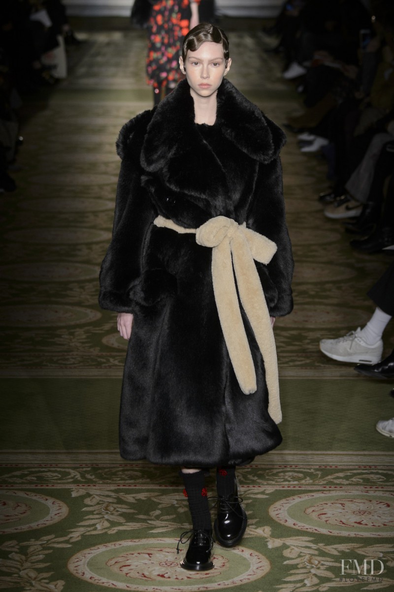 Lorena Maraschi featured in  the Simone Rocha fashion show for Autumn/Winter 2017