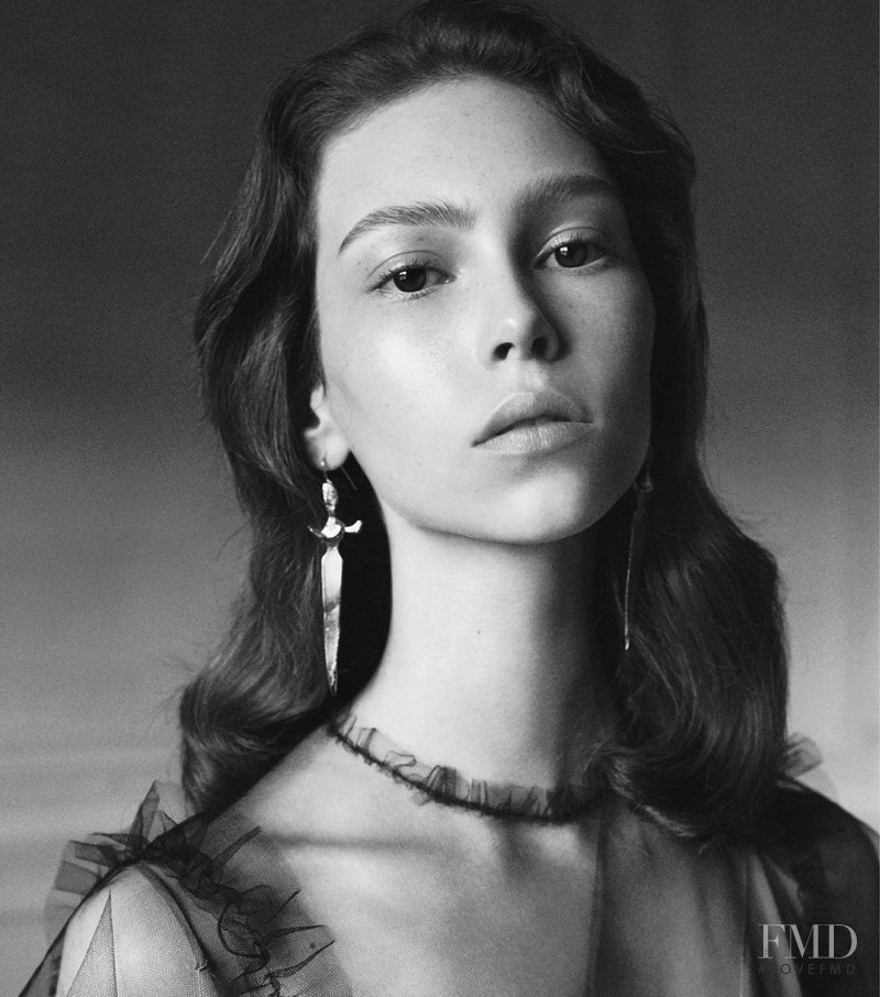 Lorena Maraschi featured in  the Valentino advertisement for Spring/Summer 2017