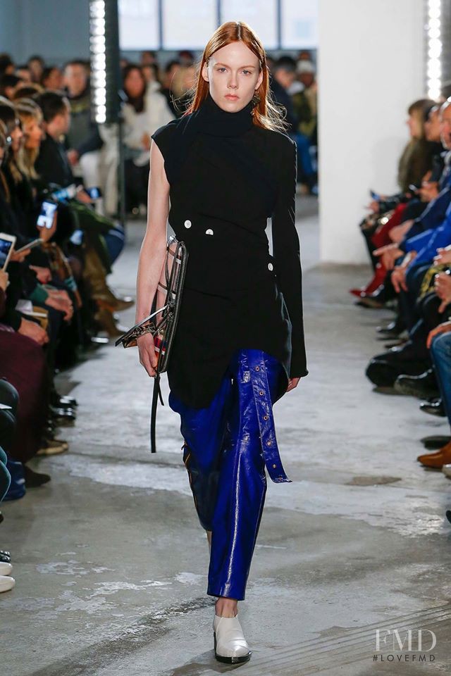 Kiki Willems featured in  the Proenza Schouler fashion show for Autumn/Winter 2017