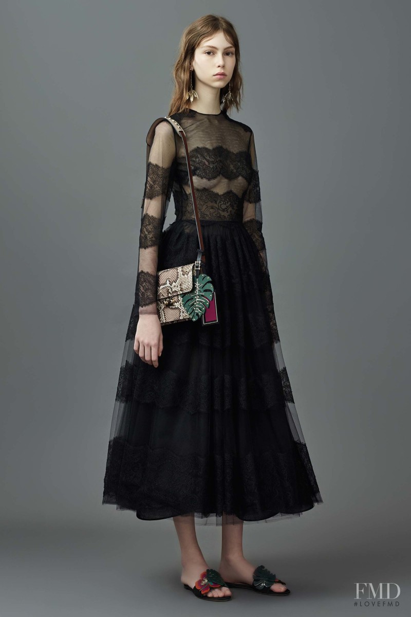 Lorena Maraschi featured in  the Valentino Enchanted Jungle lookbook for Spring/Summer 2017