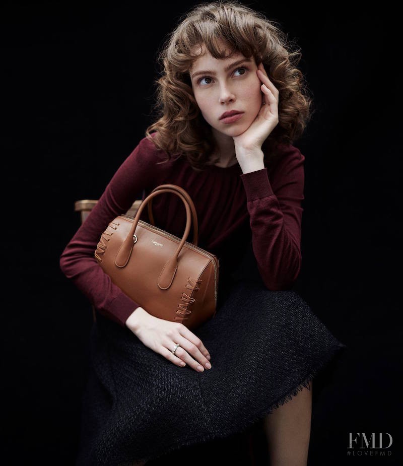 Lorena Maraschi featured in  the Nina Ricci lookbook for Autumn/Winter 2016
