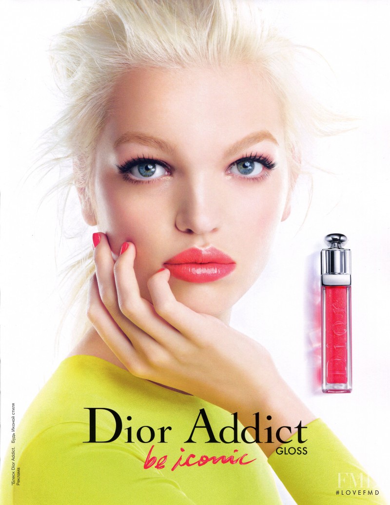 Daphne Groeneveld featured in  the Dior Beauty Dior Addict - Gloss advertisement for Spring/Summer 2013