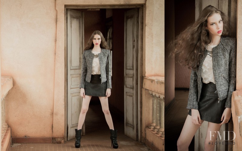 Lorena Maraschi featured in  the Maria Lira advertisement for Autumn/Winter 2013