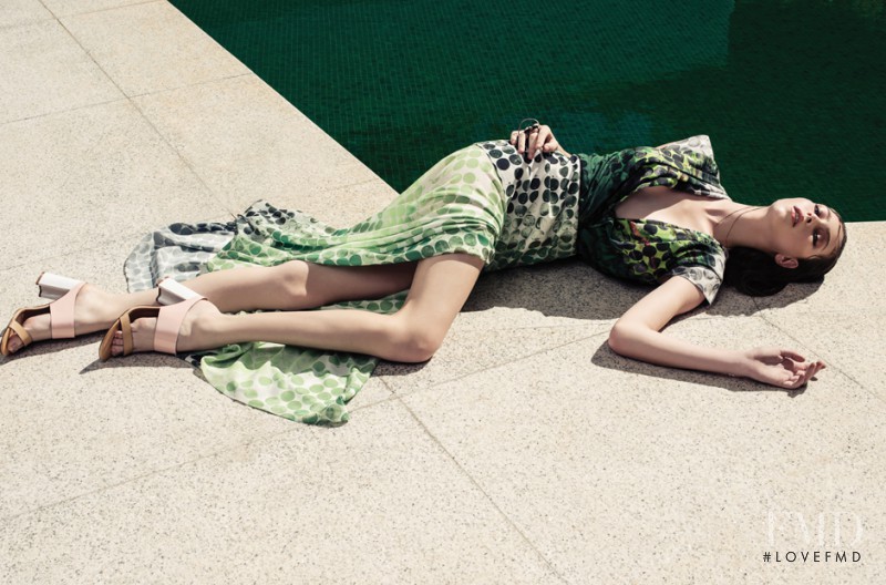 Lorena Maraschi featured in  the Nana Kokaev advertisement for Spring/Summer 2015